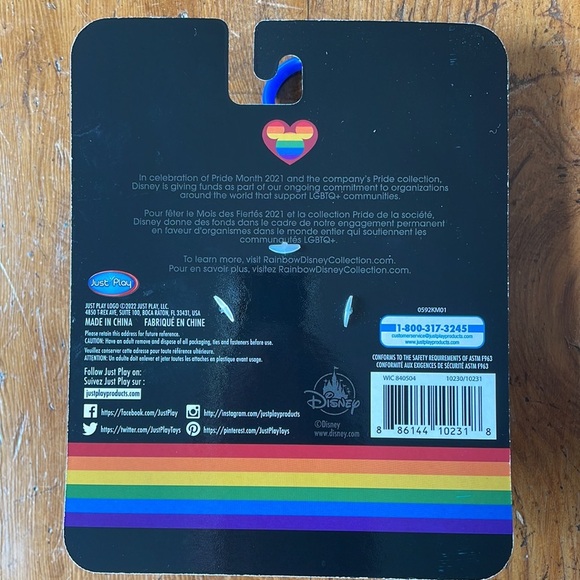 NWT Disney Rainbow Collection MICKEY MOUSE Clip-ON - Picture 8 of 12